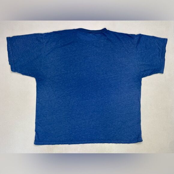 VINTAGE Bagur 17 Hour To Go Fishing Graphic T-shirt Women XL Blue 90s - Picture 4 of 6